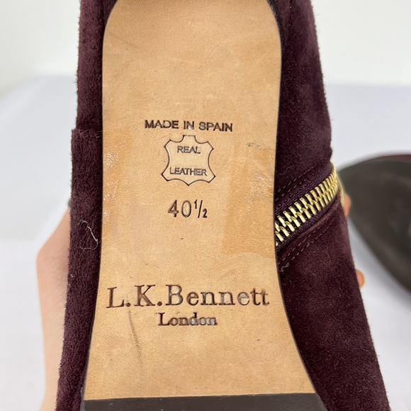 L.K.Bennett, Women’s purple pumps, size 40.5 - Picture 9 of 10